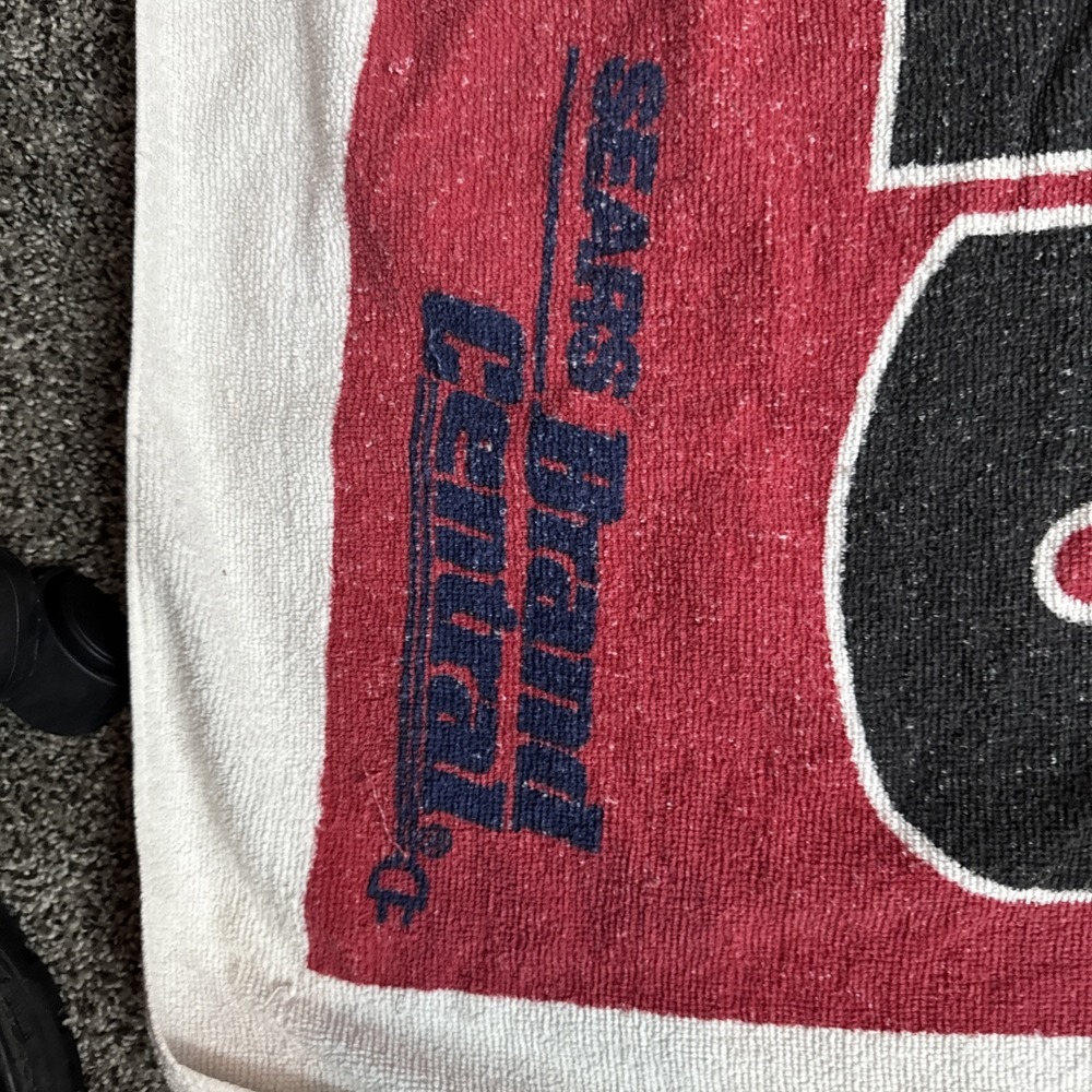 Vintage‎ Chicago Bulls NBA sears Towel - Picture 2 of 3